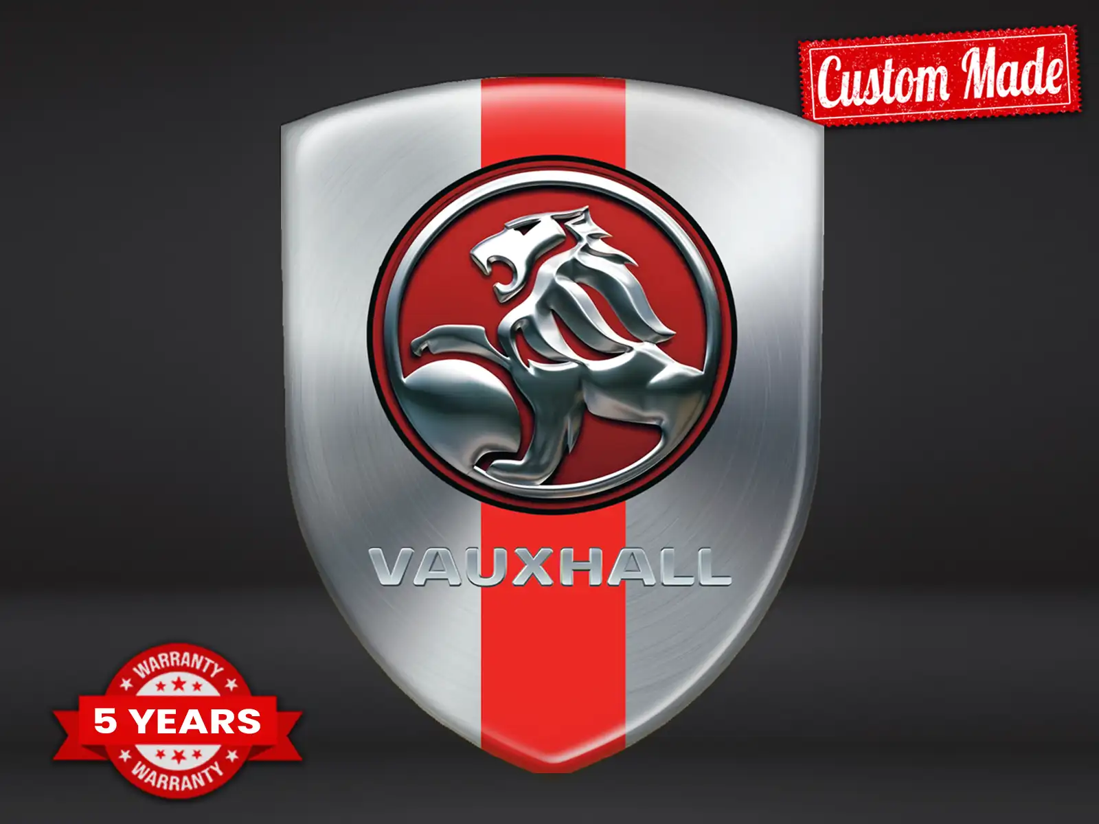 Vauxhall Logosticker Hochwertig Minimal Design Personalisierbar